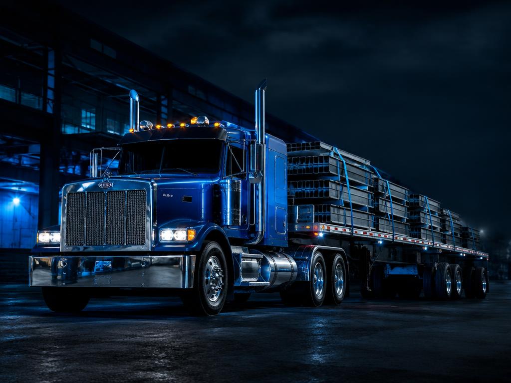 Flatbed equipment dispatched by Synergy Solutions Group